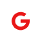 A bold red capital letter "G" on a white background represents Brightside Moving Group, specialists in long-distance moving.